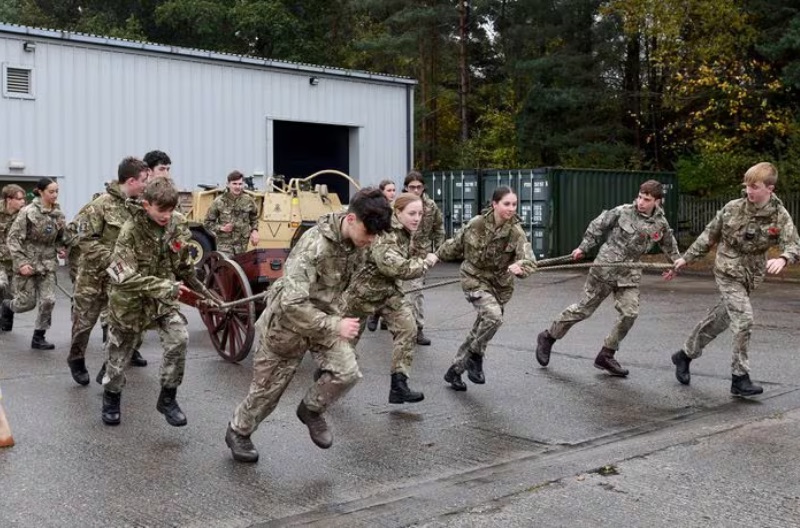 Army cadets in Shropshire