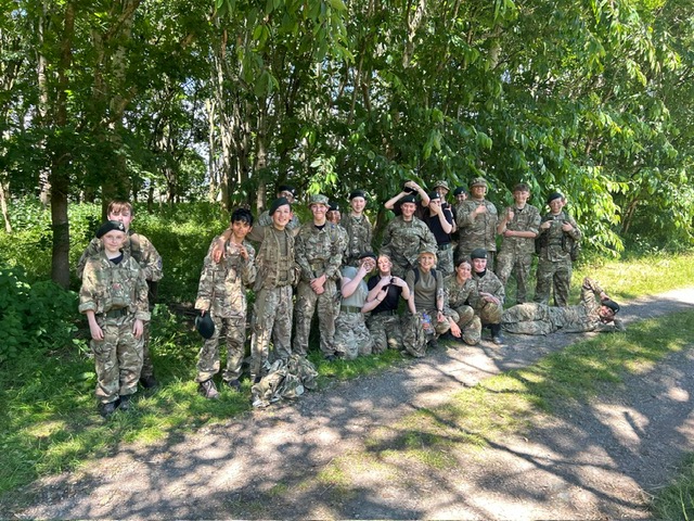 Shropshire Army Cadet Force weekend in the field.